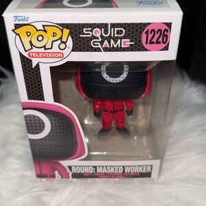 Funko Pop Squid Game Red and Black Figure